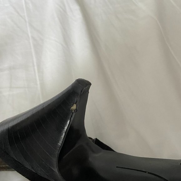 NINE WEST Black Size 10 Women's Shoes GUC - Picture 6 of 9